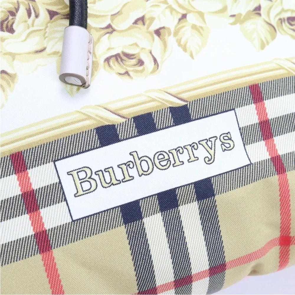 Burberry medium ruff sack silk puffer backpack. Like new. - Picture 5 of 7